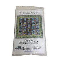 Strips and Stripes by Rob Appell Featuring “River Bugs” Fabrics for Tele... - $9.50