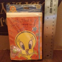 Vintage Looney Tunes (2001 Made In Usa) Tweety Bird I Love Tweety Invitations (8 - £7.90 GBP
