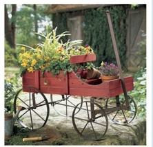 Red wagon garden planter (col) - £97.31 GBP