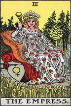 7628.Vintage design Poster.Home room office decor.The Empress tarot deck card - £12.91 GBP+