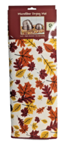 Fall Leaves Microfiber Dish Drying Matt 16 X 28-Inch Echo Friendly Dot B... - $12.97