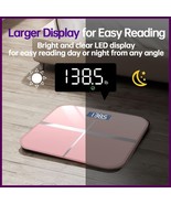 Upgraded Digital Bathroom Scale 400LB USB Charging LCD Display Smart Bod... - €19,67 EUR+