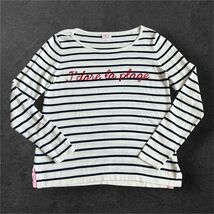 Pink Pineapple Women’s J’dore La Plage Embroidered Striped Longsleeve Sh... - $19.75