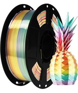 Bblife Silk Shiny Multi Color Fast Change Rainbow Pla Filament,, Simple ... - $61.43 CAD