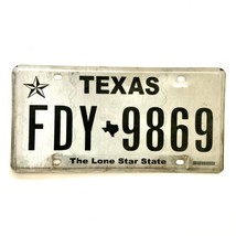 Untagged United States Texas Lone Star State Passenger License Plate FDY... - $16.38 CAD
