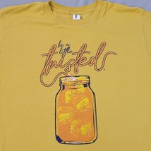 Twisted Tea Be A Little Twisted Size Medium T Shirt Yellow Tultex - £8.89 GBP