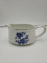 Royal Blue Ironstone by Enoch Wedgwood Creamer Bowl Made in England - £7.88 GBP