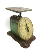 Vintage Columbia Family Scale,  24 lbs, by Landers Frary &amp; Clark USA, Green - £51.27 GBP
