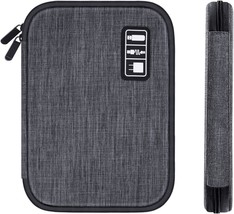 Luxtude Electronics Organizer, Travel Cable Organizer Bag,, Compact Tech Bag. - £30.66 GBP