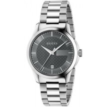 Gucci G-Timeless 38 mm Anthracite Dial Unisex Watch YA126441 - £426.04 GBP