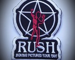 RUSH HEAVY ROCK METAL POP MUSIC BAND EMBROIDERED PATCH  - £3.94 GBP