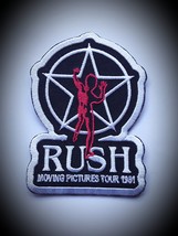 RUSH HEAVY ROCK METAL POP MUSIC BAND EMBROIDERED PATCH  - £3.94 GBP