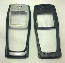 Lot of 18 BRAND NEW NOKIA 6220 Silver/Black Faceplates Fascias Front Covers - $8.99