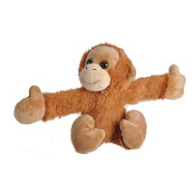 WILD REPUBLIC Huggers Orangutan Plush Toy, Slap Bracelet, Stuffed Animal, Kids T - £17.55 GBP
