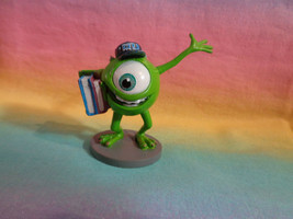 Disney Pixar Monsters Inc University Mike Wazowski w Books PVC Figure - ... - £2.29 GBP