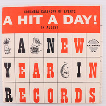 Columbia&#39;s New Year In Records: &quot;A Hit A Day&quot; August  45 rpm EP Record Promo - $9.99