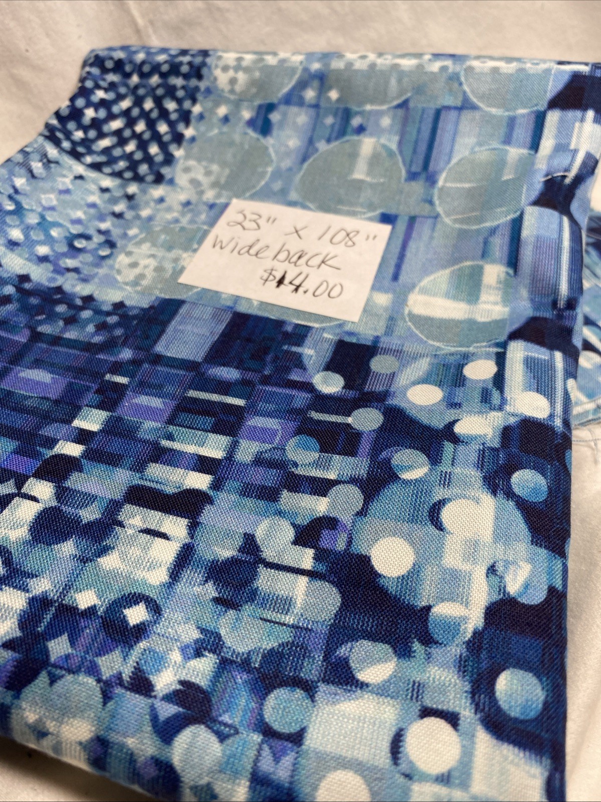 PB Next Generation Mod Plaid 5/8 Yard x 109&quot; Blue NEW - $14.24