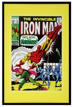 Iron Man #10 Mandarin Marvel Framed 12x18 Official Repro Cover Display - £38.98 GBP