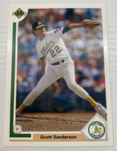 Scott Sanderson - 1991 Upper Deck #582 - Oakland Athletics Baseball Card - $1.59
