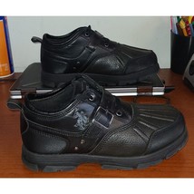 U.S. Polo Shoes Women&#39;s Sz.4 Black Clancy ll Lace-Up Buckle Accent - $13.07