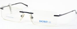 Occhiali Rari LUXOTTICA In Titanio 1304 4012 Neri 52-16-135mm Italia - $70.53