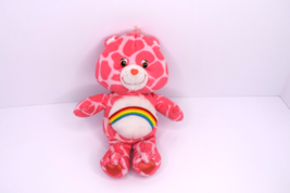 Care Bears Cheer Bear 10" Plush 2005 Giraffe Print Jakks Pacific Jungle ... - $19.79