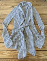 BKE Women’s Knit Cardigan Sweater size M Grey L1 - £14.95 GBP