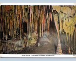 Dome Room Carlsbad Caverns New Mexico NM UNP WB Postcard M1 - $3.91
