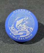Vintage Alaskan King Salmon 1&quot; Glass Marble - $239.38 MXN