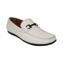 Men's Driving Shoes GENIO Turkey Casual Dress Genuine Leather 120741706 White image 2