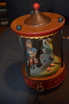 Vintage Anri Thorens Music Box w Pair of Hummel-like Figures, rotating - $75.00