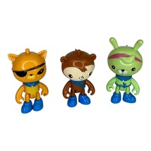 Octonauts Figures Lot of 3 Set Mattel Toys Kids Kwazii Shellington Barnacles - £9.23 GBP