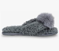 LEMON Womens Slippers Faux Fur and Cozy Sherpa Carbon Color Size S/M $25 - NWT - £7.18 GBP