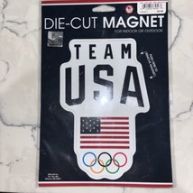 United States Olympic Committee Official Team USA Die Cut Magnet 6 1/2&quot; x 5&quot; - £11.99 GBP