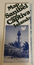 Sanibel And Captiva Islands Travel Map Fold Out Brochure Booklet Ephemer... - $7.91