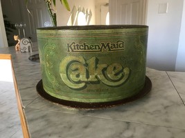 Vintage 1970s Kitchen Maid Tin Cake Can - £37.56 GBP