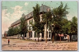 Eagle Hotel Gettysburg Pennsylvania PA 1907 Rotograph DB Postcard D15 - £8.52 GBP