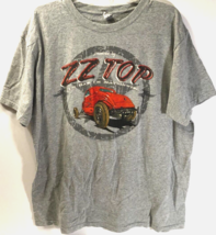 ZZ TOP I'm Bad Nationwide Powered Double-Sided Concert Tour 2013 Gray T-Shirt XL - $40.78