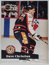 1991-92 Pro Set Hockey French #297 Dave Christian Boston Bruins All Star - $3.91