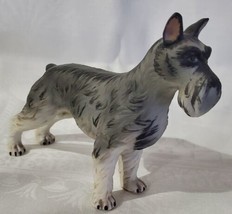 Vintage Lefton Ceramic Schnauzer Figure Dog Figurine Japan - £19.93 GBP