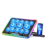RGB Laptop Cooling Pad Gaming Laptop Cooler, Laptop Fan Cooling Stand wi... - $141.57 CAD