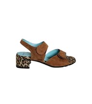 Thierry Rabotin Leopard heel cognac sandals Size 36 New - $153.45