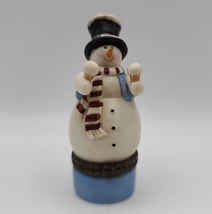 Midwest of Cannon Falls Sandy Gore Evans Snowman Ice Cream Cones Trinket Box - £10.44 GBP