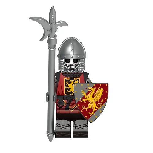 Gift Toys Knight of Asperity Castle Dragon Minifigure Mini Action Figures - £6.02 GBP