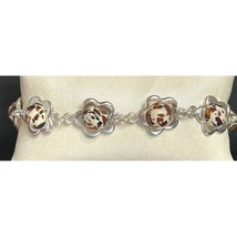 925 Sterling Silver &amp; Mookaite Jusper Bracelet Sky - £47.73 GBP