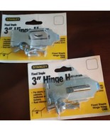 2 Stanley 3&quot; Fixed Staple Hinge Hasps 75-4680 Doors Cabinets Toolboxes L... - $8.83 CAD