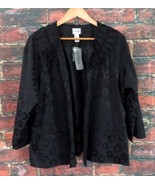 NEW Chico&#39;s Women&#39;s Jacket 3 Animalic Jacquard Pattern MSRP $118 Fully L... - $94.78 CAD