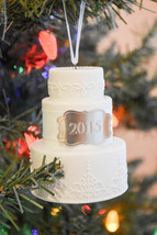 Hallmark: Wedding Cake - 2015 - Porcelain Keepsake Ornament - £10.86 GBP