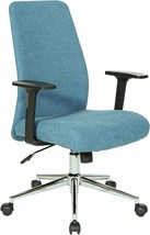 Evanston Office Chair In Sky Blue From Osp Home Furnishings. - £98.30 GBP