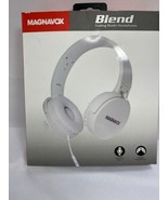 Magnavox MHP5026M-WHITE Foldable Headphone W/mic Studio Folding - $15.00 CAD